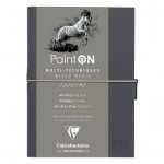 Carnet Paint'On papier Gris 250 g/m² A5 32 F