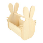 Panier en bois Lapin 16 x 12 x 20 cm