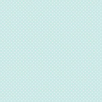 Coupon de tissu - Pois - menthe / blanc - 50 x 140 cm