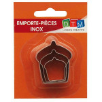 3 mini emporte-pièces inox - Cupcakes - GM :4 x 3.4 cm