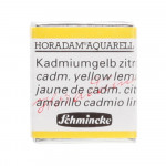 Peinture aquarelle Horadam demi-godet extra-fine - 223 - Jaune de cadmium citron