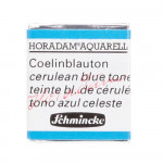 Peinture aquarelle Horadam demi-godet extra-fine - 481 - Teinte bleu de cerulem