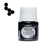 Peinture pour verre Vitrail 45 ml - 15 - Noir