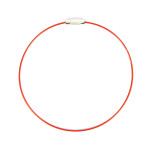 Bracelet fil câblé - Rouge - Ø 23 cm