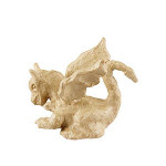 Objet en papier mâché dragon 12 x 6,3 x 10,2 cm