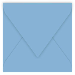 Enveloppe faire part Pollen 120g 140 x 140mm par 20 - Bleu Lavande