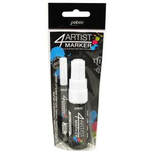 Feutre peinture 4Artist Marker - Blanc 2 et 8 mm