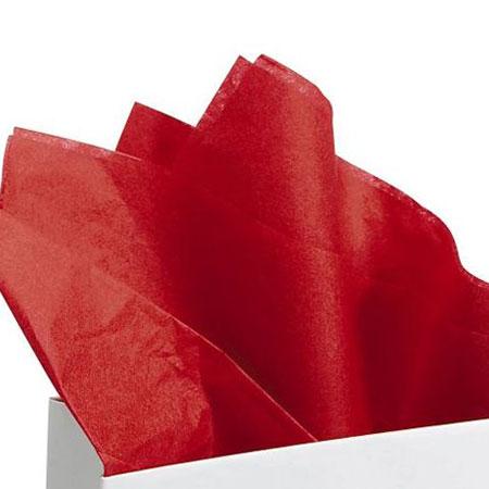 Papier de soie 18g/m² x8f. - Rouge - 50 x 75 cm - Rougier&Plé Voltaire