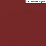 Feuille de papier Maya 50 x 70 cm 270 g/m² - Bordeaux