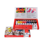 Peinture acrylique fine Assortiment 10 x 20 ml