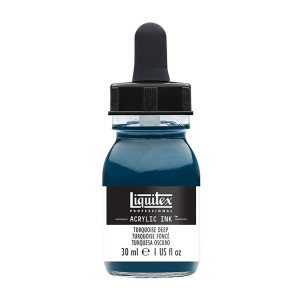 Encre Acrylique Ink 30 ml - 470 Bleu Céruléum (Imit.) * O