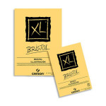 Bloc de papier bristol blanc XL 180 g/m² 50 feuilles - 29,7 x 42 cm (A3)