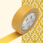 Masking Tape fleurs jaune Hanabishi Hku