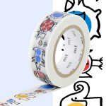 Masking Tape x Nordic countries Lisa Larson Animaux 15 mm x 10 m