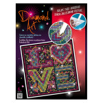 Tableau scintillant en strass Love