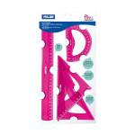 Kit de traçage Flexible Rose 4 pcs