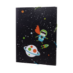Chemise légère Super Heroes Space noir orange