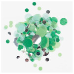 Confettis Ø 2.3 cm Vert Argent