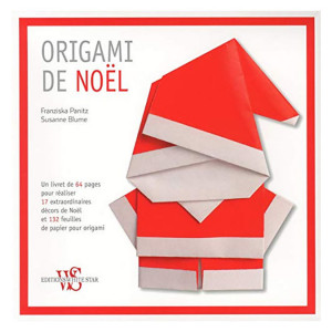 Livre Origami de Noël + 132 feuilles d'origami