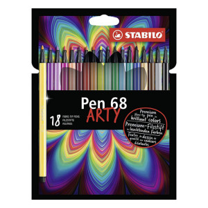 Feutre Pen 68 Set Arty 18 couleurs