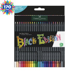Crayons de couleurs Black edition 24 pcs