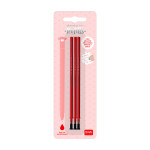 Recharge pour stylo effaçable x 3 pcs - Rose