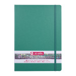 Carnet de croquis Vert forêt 140 g/m² 80 feuilles - 14,8 x 21 cm (A5)