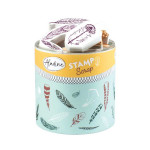 Encreur et 32 tampons Stampo Scrap Plumes